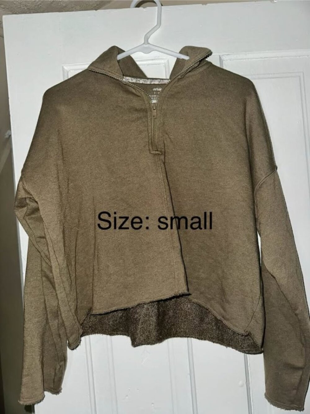 half zip sweatshirt